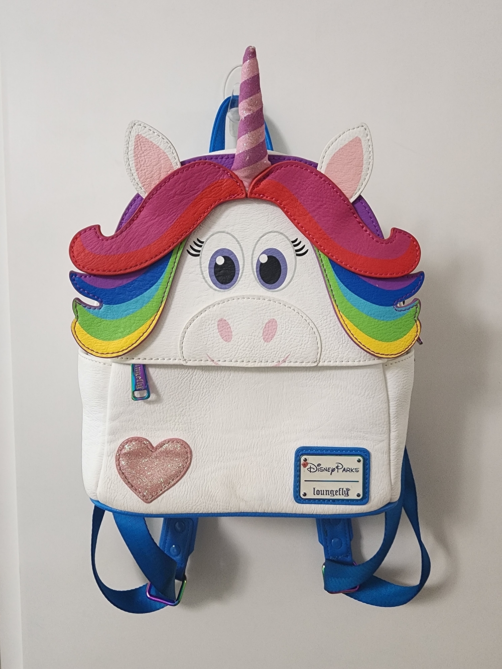 Disney Parks Loungefly Unicorn Rainbow Mini Backpack Park Exclusive - Picture 3 of 11